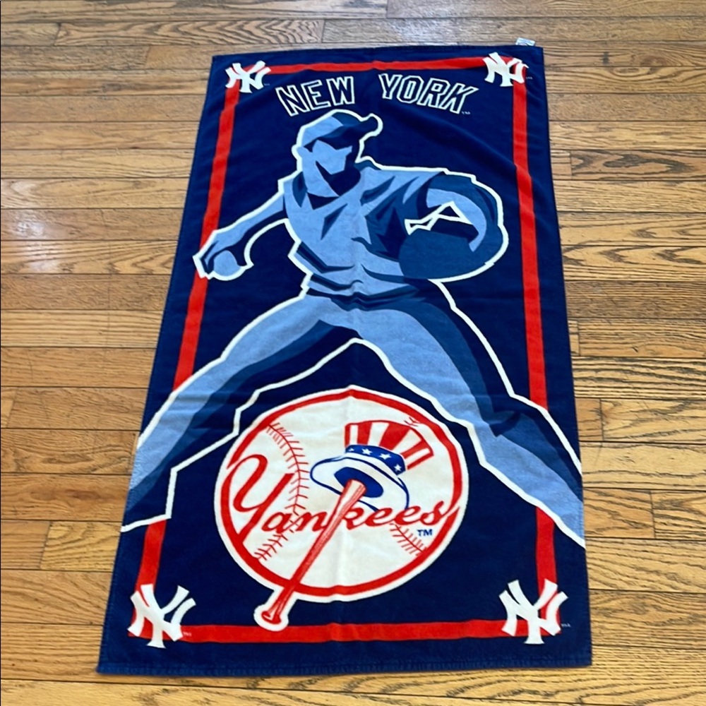 New York Yankees 100% Cotton MLB Towel NY Beach Bathroom Baseball Display Go Sox